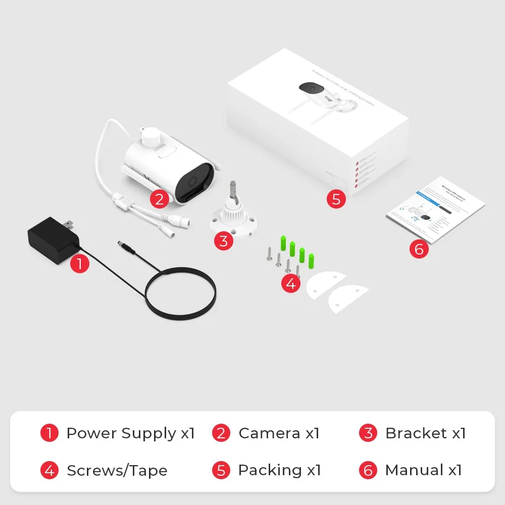 WIFI  PTZ  Waterproof Security Protection IP Camera With Night Vision Audio Mic