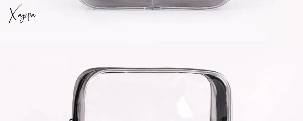 Xajzpa - PVC waterproof transparent cosmetic bag wash bath storage bag travel multi-function storage bag cosmetic handbag tool box