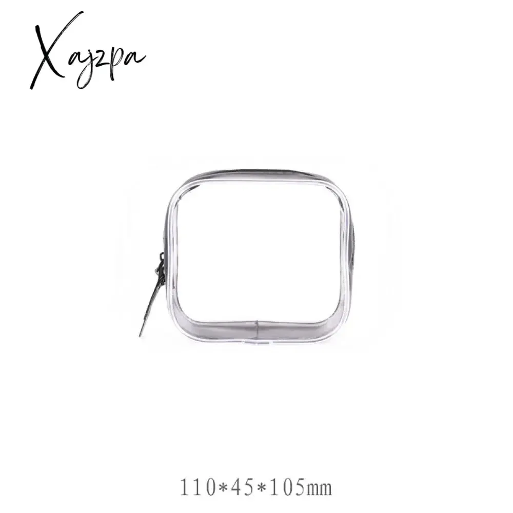 Xajzpa - PVC waterproof transparent cosmetic bag wash bath storage bag travel multi-function storage bag cosmetic handbag tool box