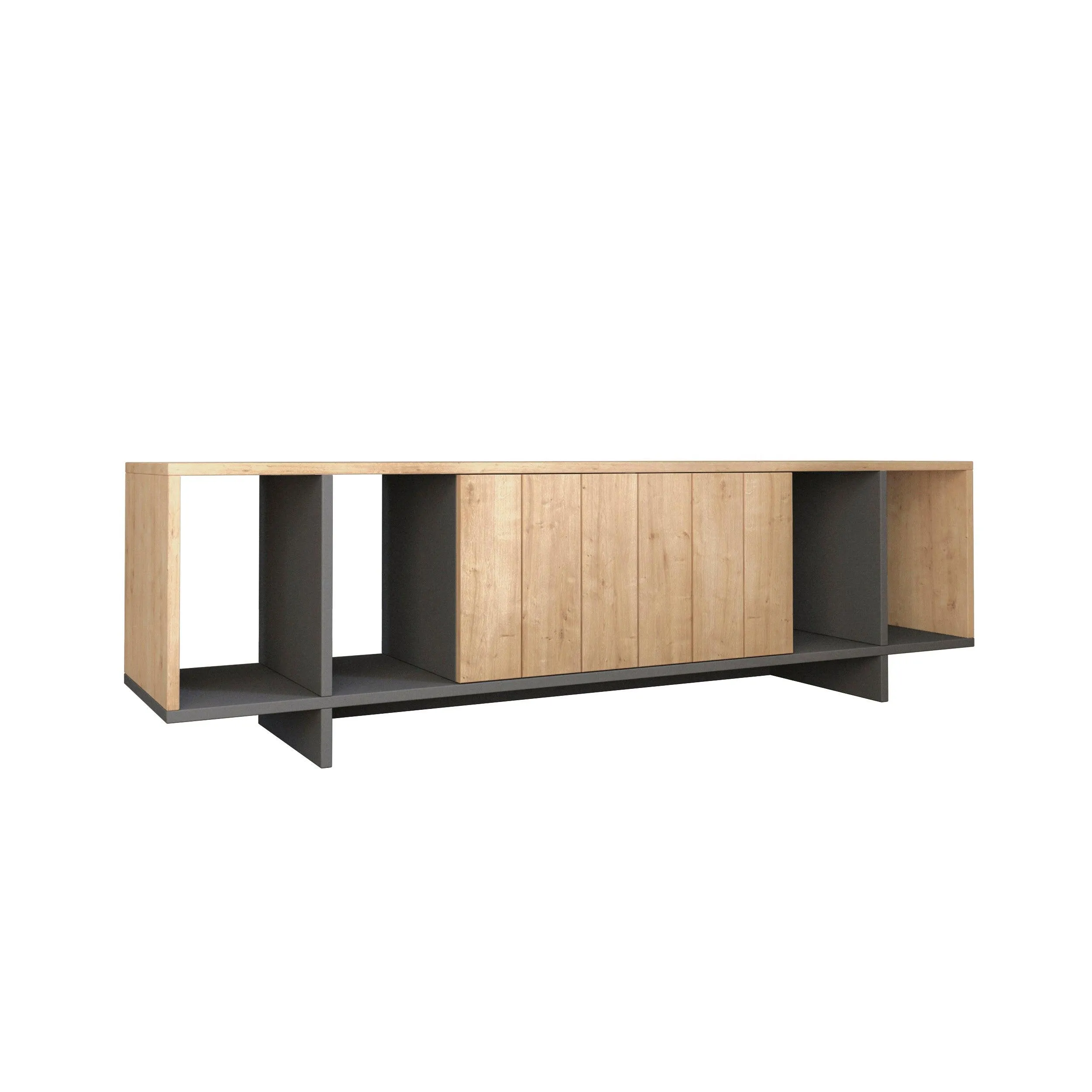 Zitano Modern TV Stand Multimedia Centre With Storage Cabinet 160cm