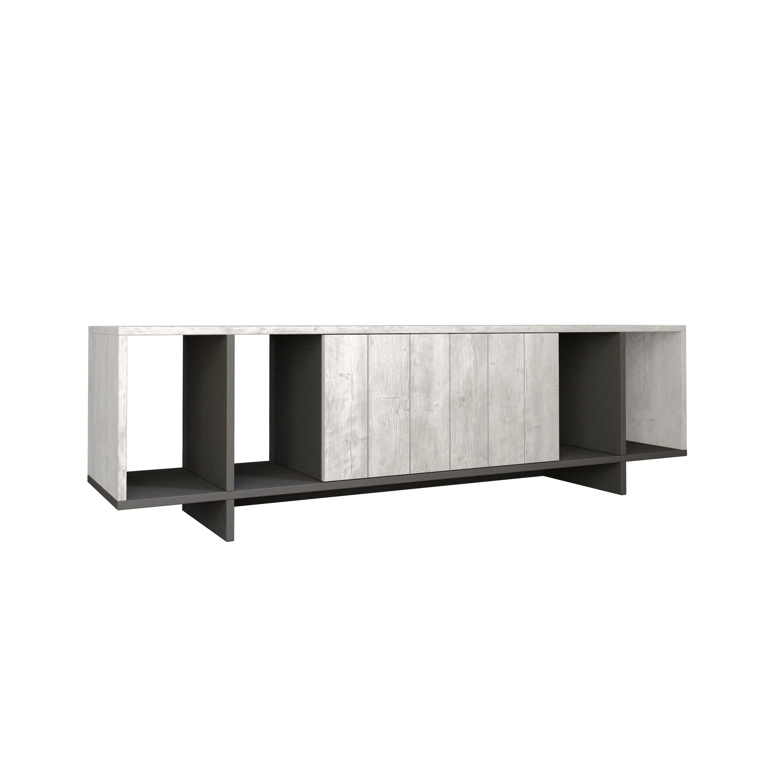 Zitano Modern TV Stand Multimedia Centre With Storage Cabinet 160cm