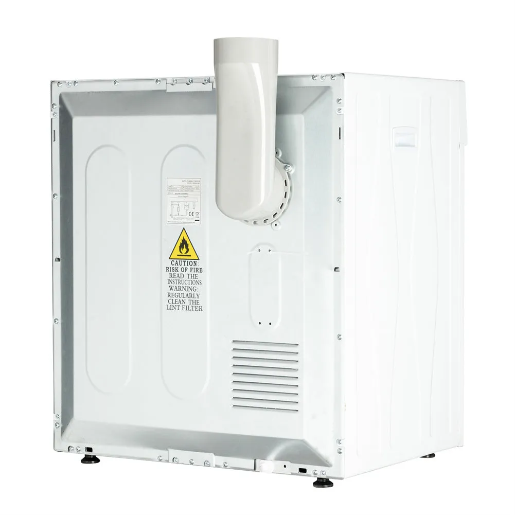 ZOKOP Household Dryer 6kg Led Display Silent Tumble Dryer White